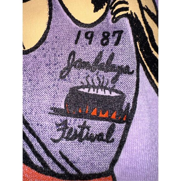 Vintage 1987 Jambalaya Festival Gonzales, Louisiana 5K Run Bleached Tee - Picture 4 of 6